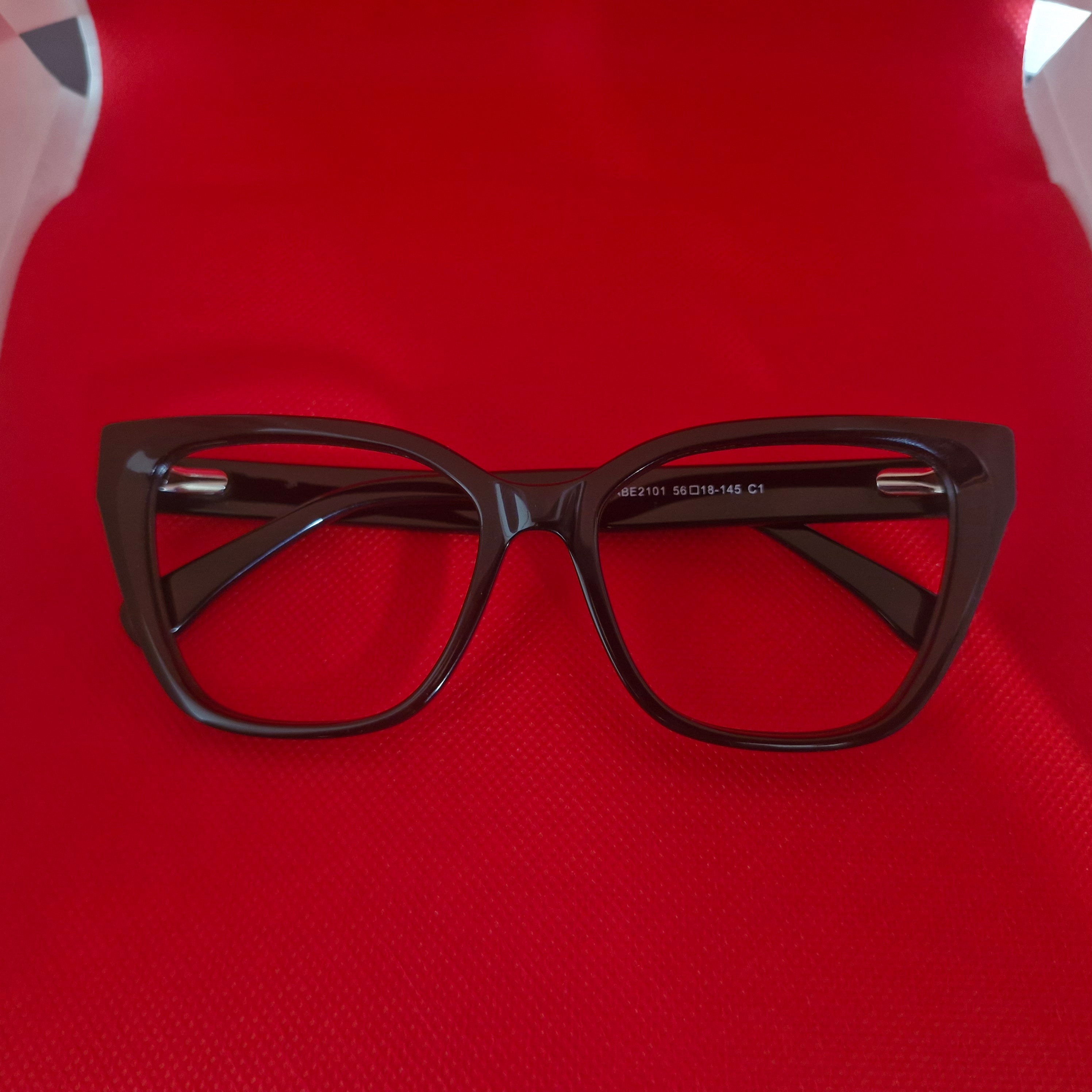 Armazón de ACETATO marca BELLAGIO + Cristales Ópticos CR39 con capa AR, protección 100% UV.