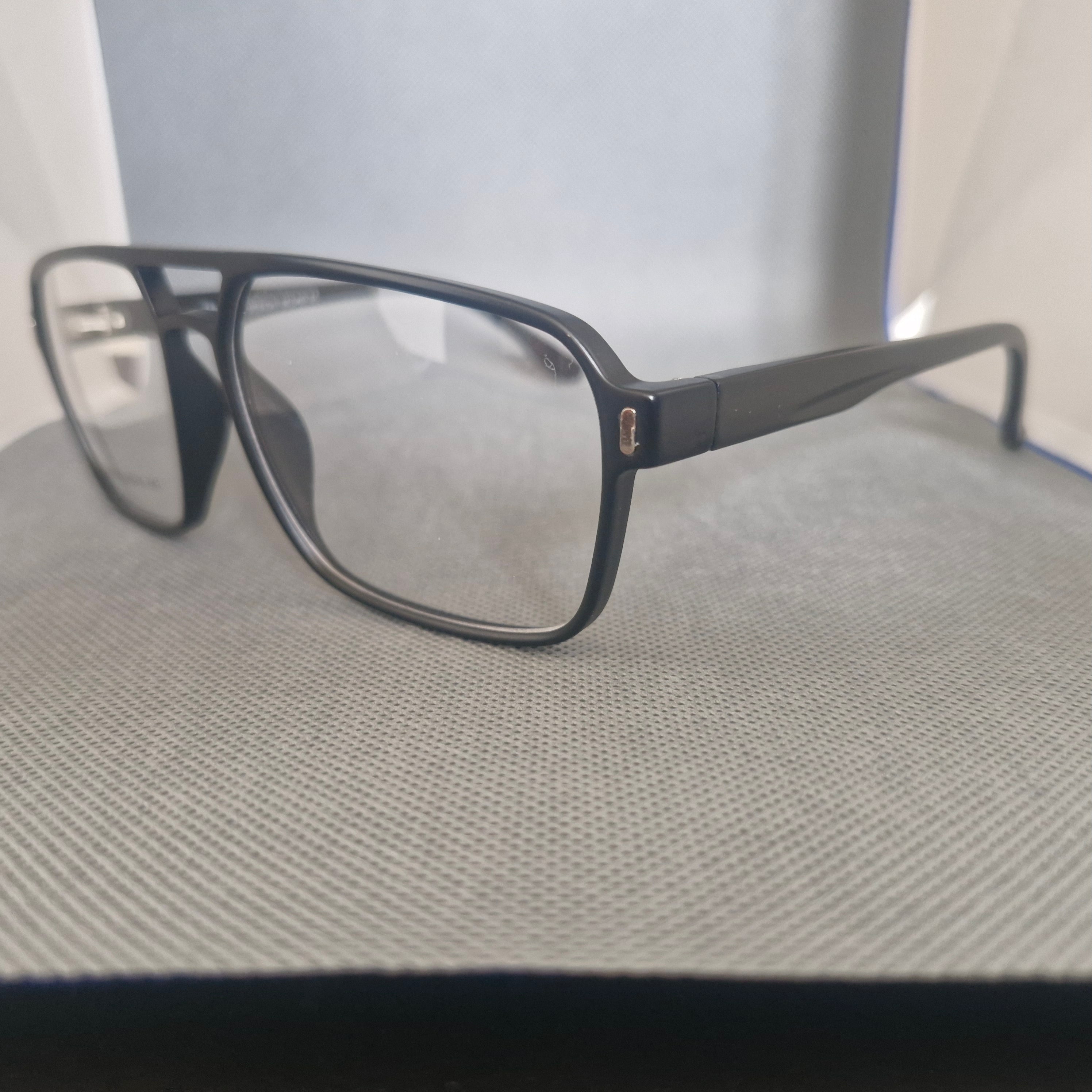 Marco Óptico de ACETATO marca ALTERNA tipo AVIADOR + Cristales Ópticos CR39 con capa AR y protección 100% UV.