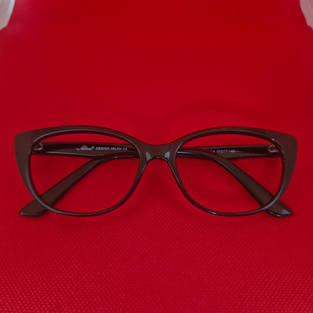 Armazón de ACETATO marca ALTERNA + Cristales Ópticos CR39 con capa AR, protección 100% UV.