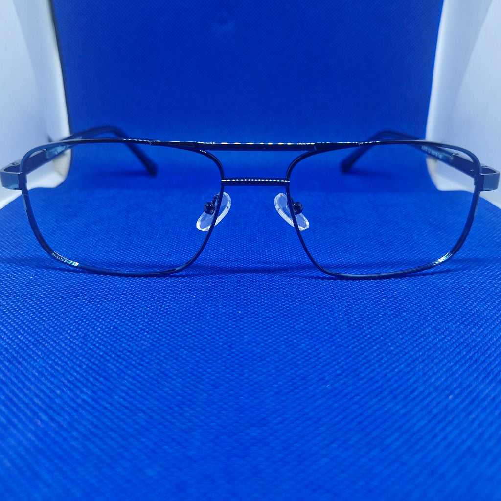 Armazón Metálico marca ALTERNA tipo Aviador + Cristales ÓPTICOS CR39 con capa AR, protección 100% UV.