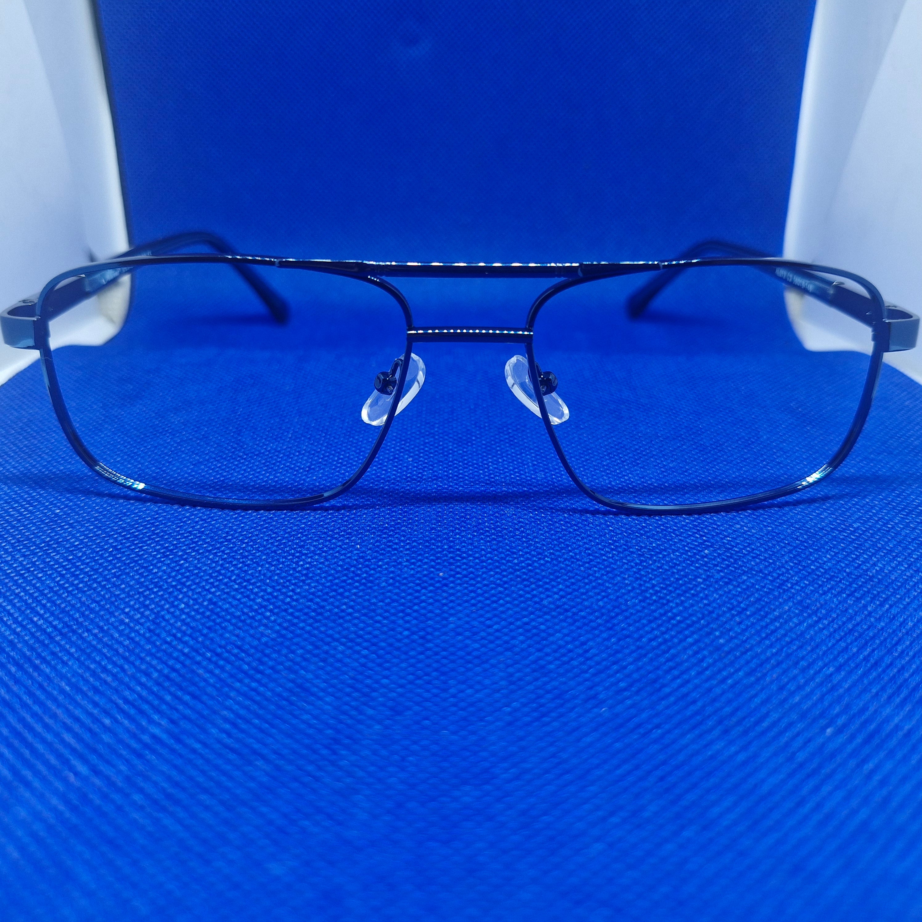 Armazón Metálico marca ALTERNA tipo Aviador + Cristales ÓPTICOS CR39 con capa AR, protección 100% UV.