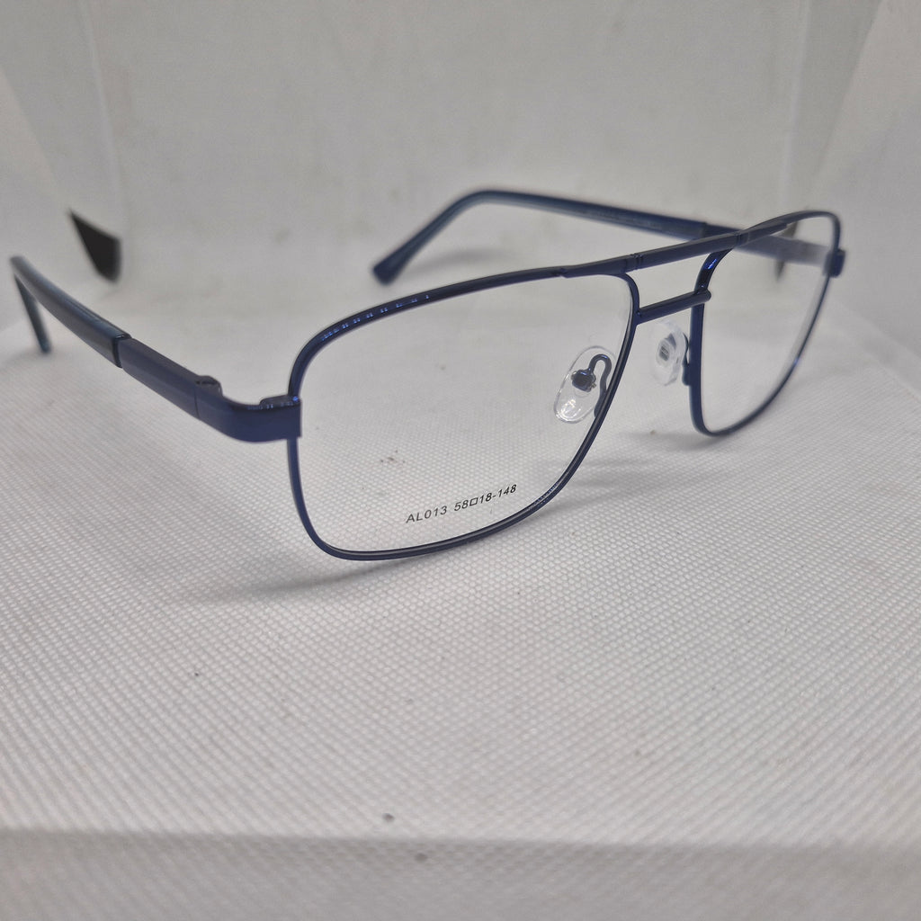 Armazón Metálico marca ALTERNA tipo Aviador + Cristales ÓPTICOS CR39 con capa AR, protección 100% UV.