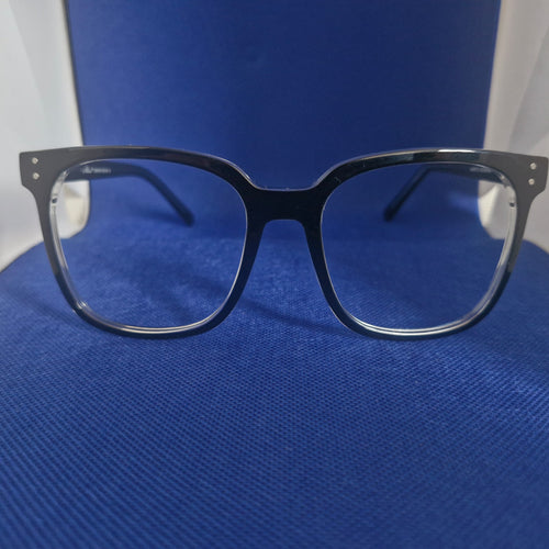Armazón de ACETATO con forma cuadrada GRANDE marca ALTERNA + Cristales Ópticos CR39 con capa AR, protección 100% UV.