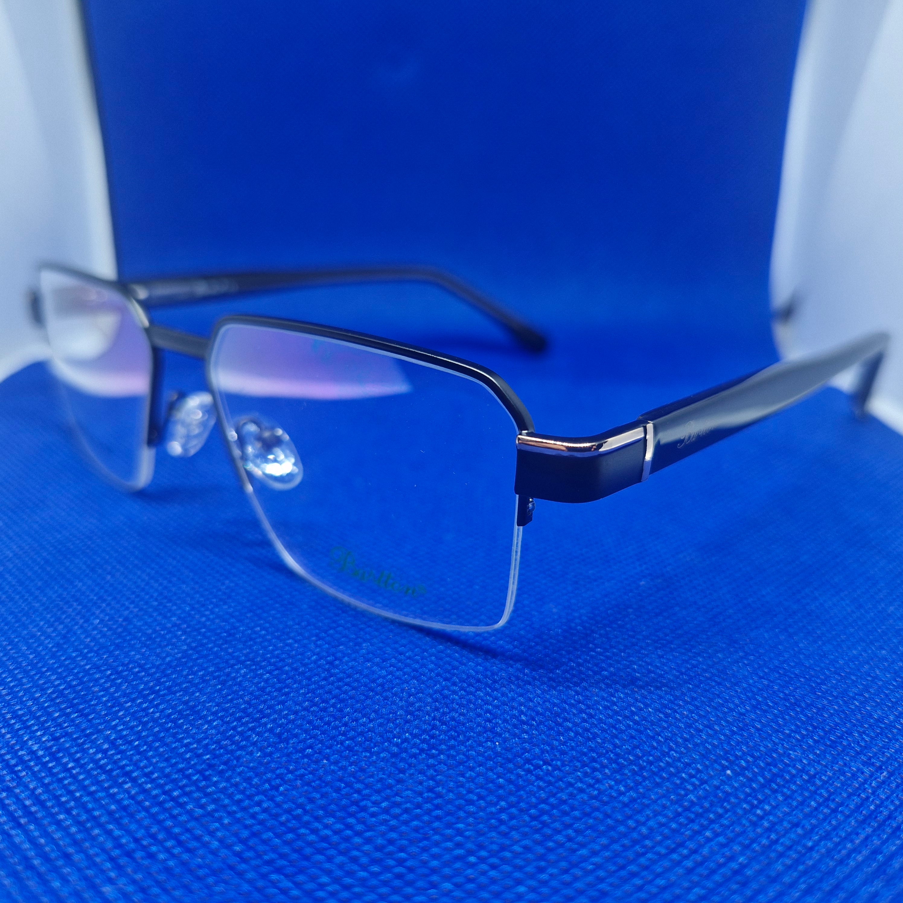 Armazón metálico RANURADO marca BARTTON + Cristales Ópticos CR39 con capa AR, protección 100% UV.