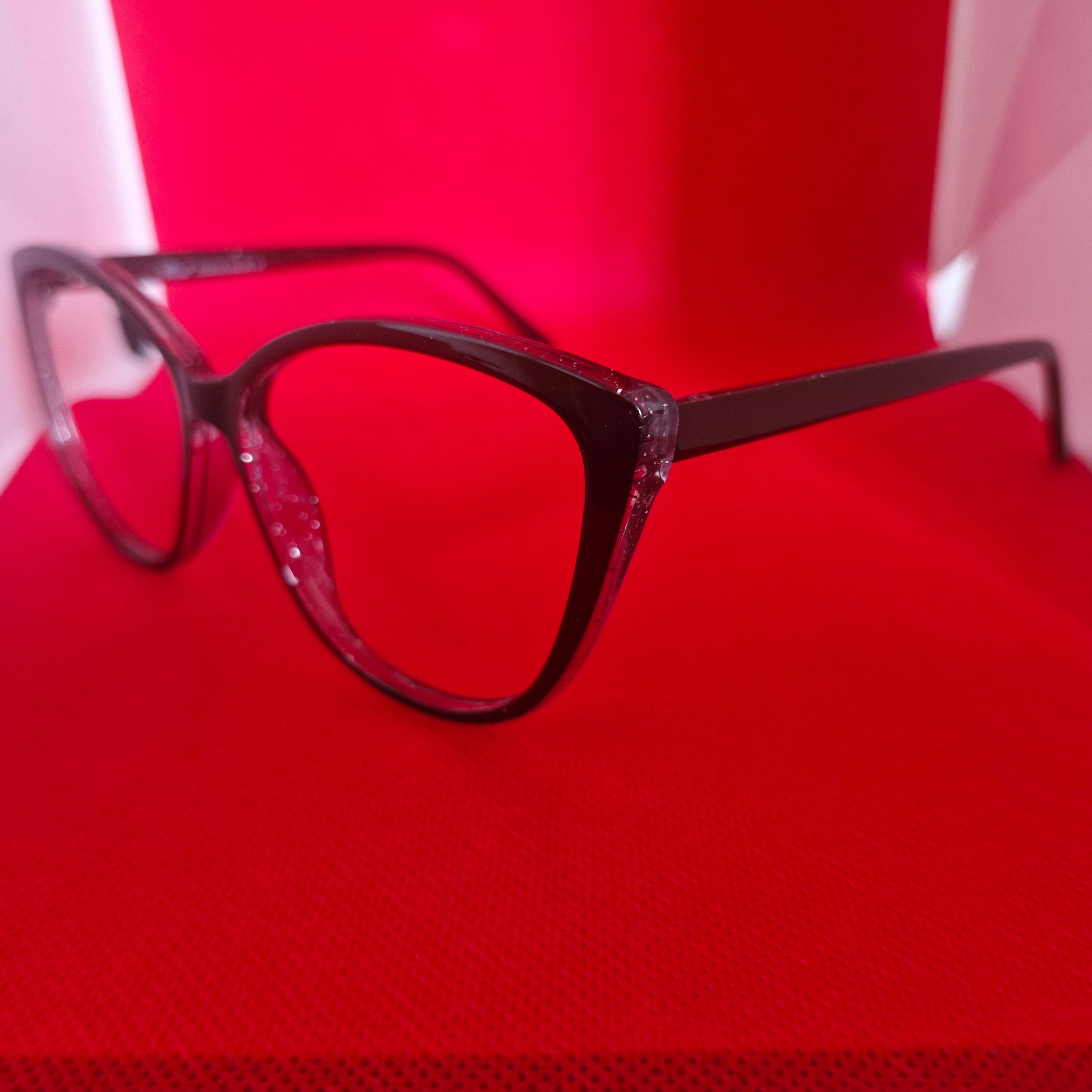 Armazón de ACETATO marca ALTERNA + Cristales Ópticos CR39 con capa AR, protección 100% UV.