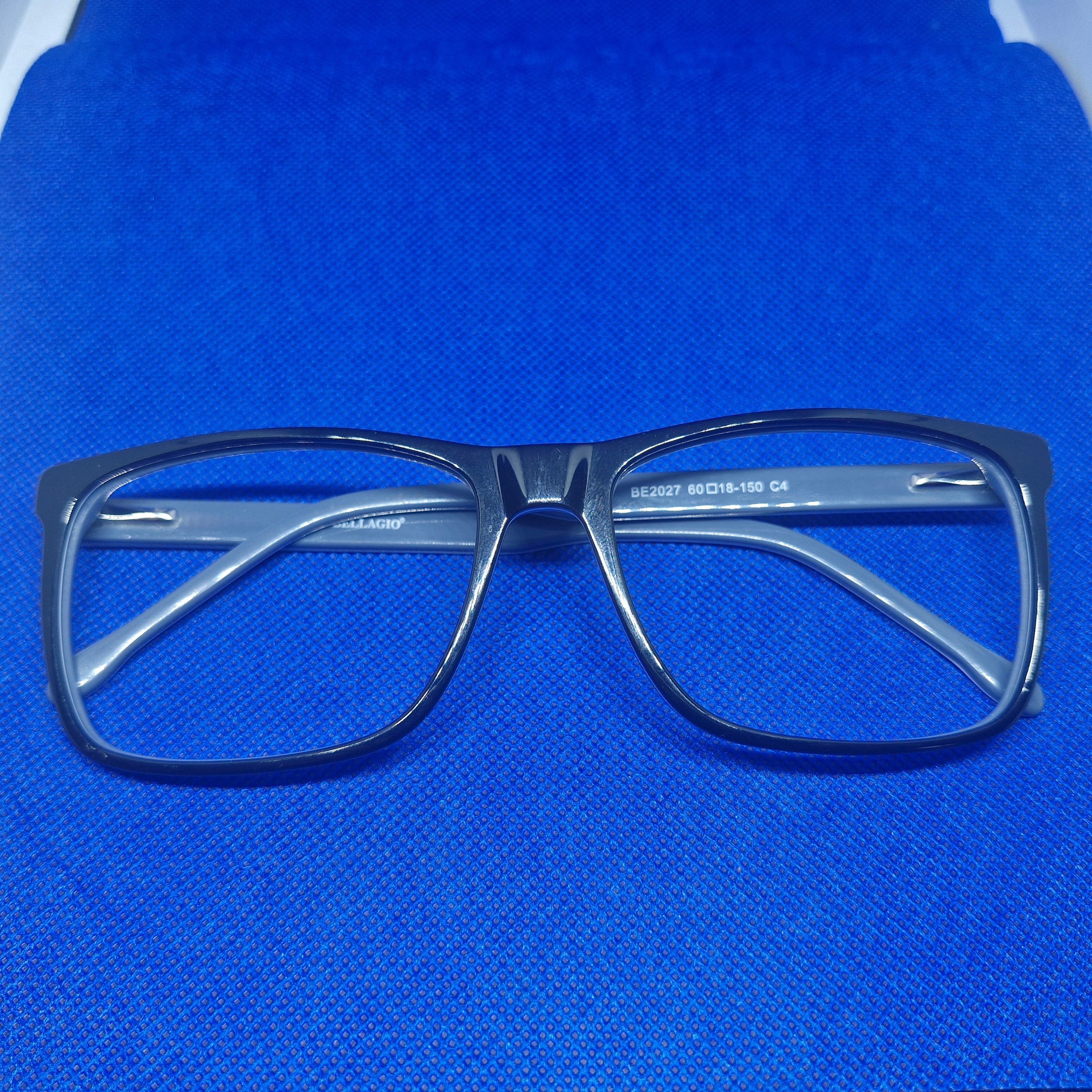 Armazón de ACETATO marca BELLAGIO + Cristales Ópticos CR39 con capa AR, protección 100% UV.