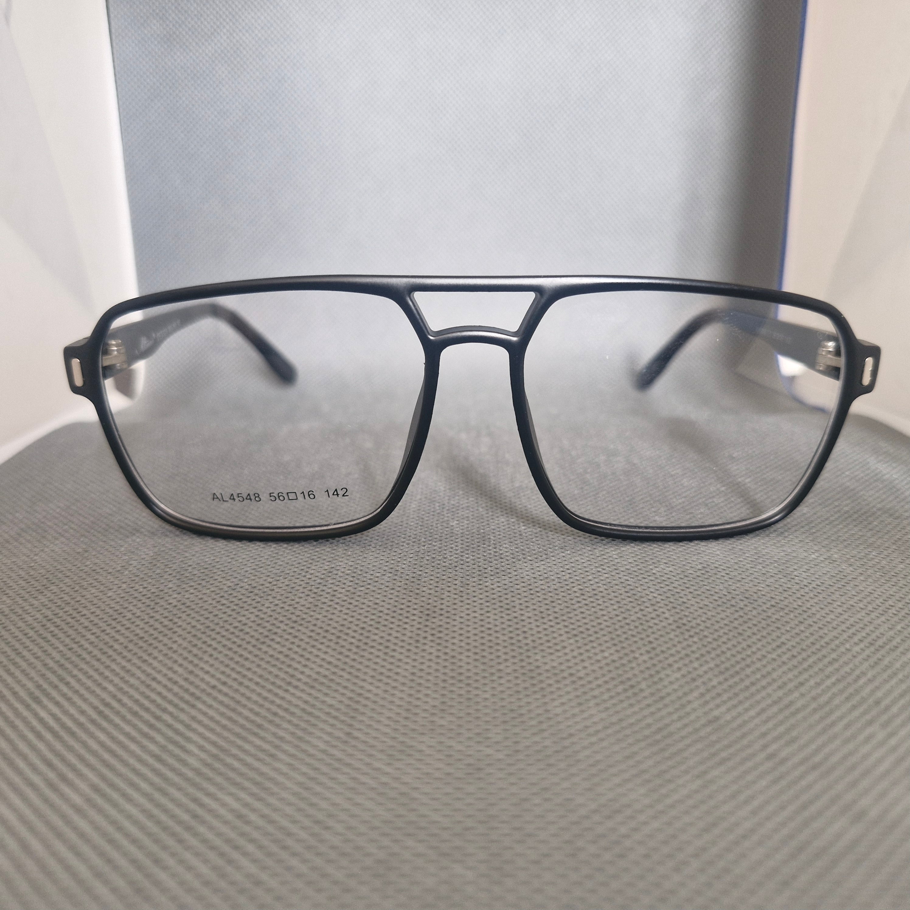 Marco Óptico de ACETATO marca ALTERNA tipo AVIADOR + Cristales Ópticos CR39 con capa AR y protección 100% UV.