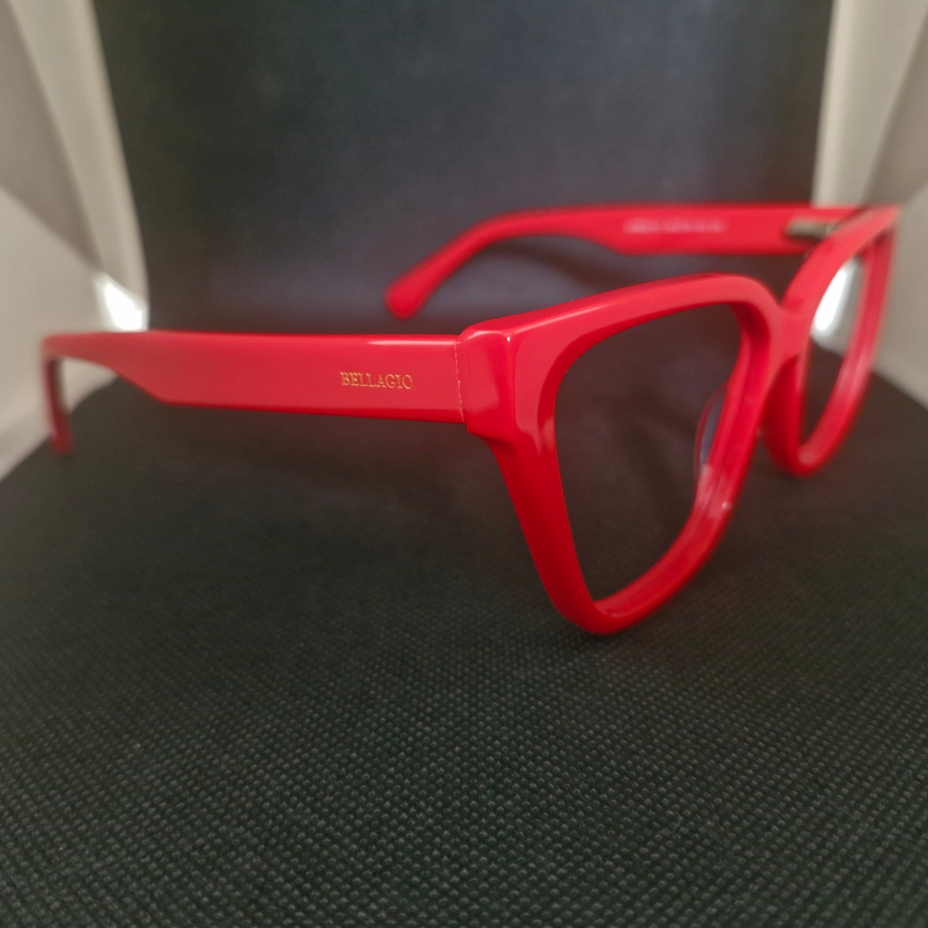 Armazón de ACETATO marca BELLAGIO + Cristales Ópticos CR39 con capa AR, protección 100% UV.